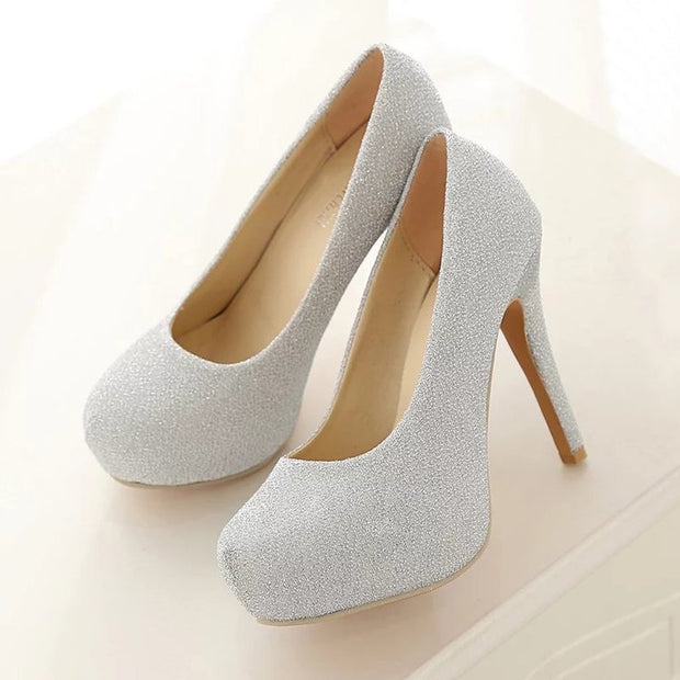 Round-toe stiletto fashion shoes