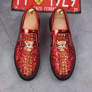 Men's Fashion Sequined Rivet Shoes