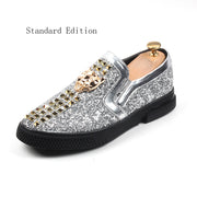 Men's Fashion Sequined Rivet Shoes