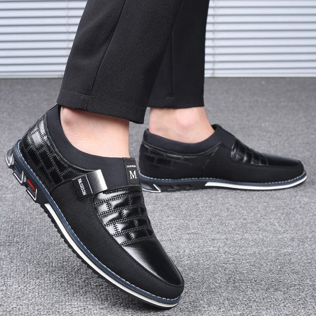 Fashion Casual Leather Shoes Men's Fashion All-match