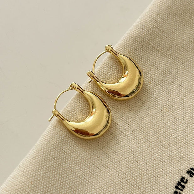 Retro Hong Kong Style Elegant Ear Studs Niche High Sense