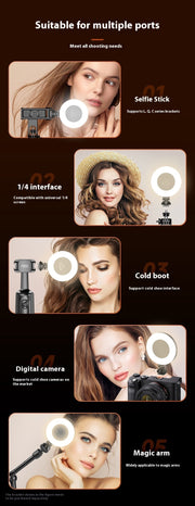 Mobile Phone Fill-in Light Portable Mini Rechargeable Selfie LED Light