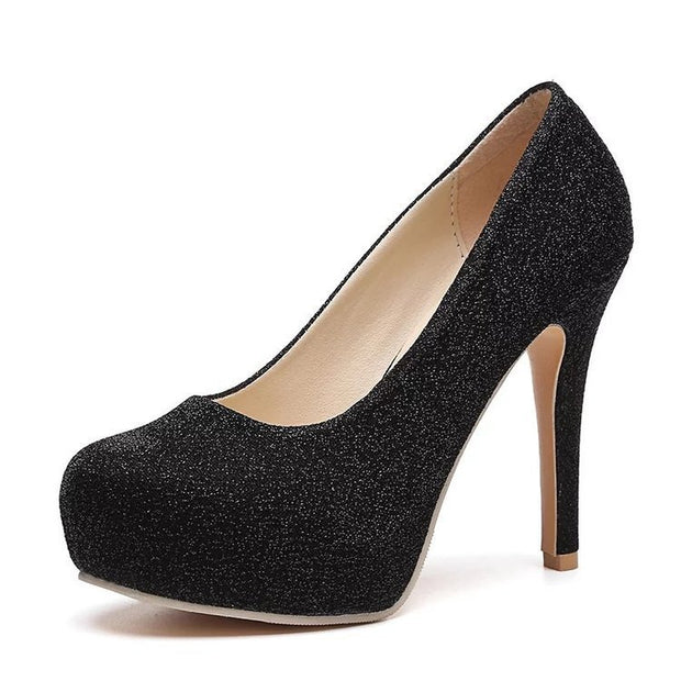 Round-toe stiletto fashion shoes