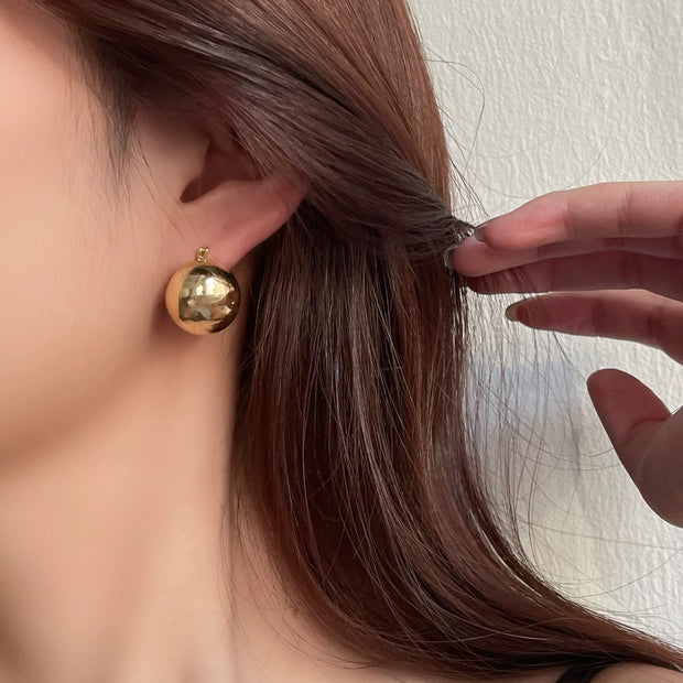 Retro Hong Kong Style Elegant Ear Studs Niche High Sense