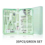 35pcs Manicure Set Personal Care Toenail Clippers Professional Nail Clipper