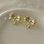 Retro Hong Kong Style Elegant Ear Studs Niche High Sense