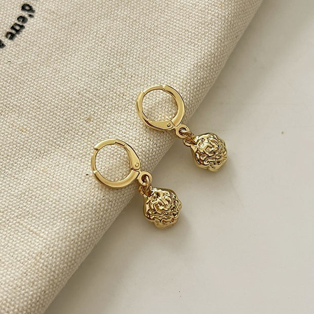 Retro Hong Kong Style Elegant Ear Studs Niche High Sense