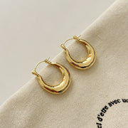 Retro Hong Kong Style Elegant Ear Studs Niche High Sense