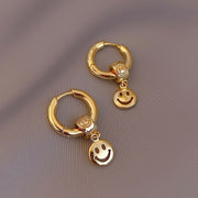 Retro Hong Kong Style Elegant Ear Studs Niche High Sense