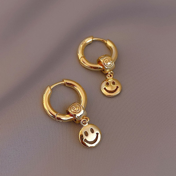 Retro Hong Kong Style Elegant Ear Studs Niche High Sense