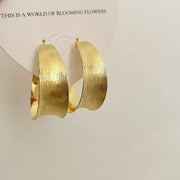 Retro Hong Kong Style Elegant Ear Studs Niche High Sense