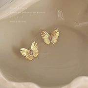 Retro Hong Kong Style Elegant Ear Studs Niche High Sense